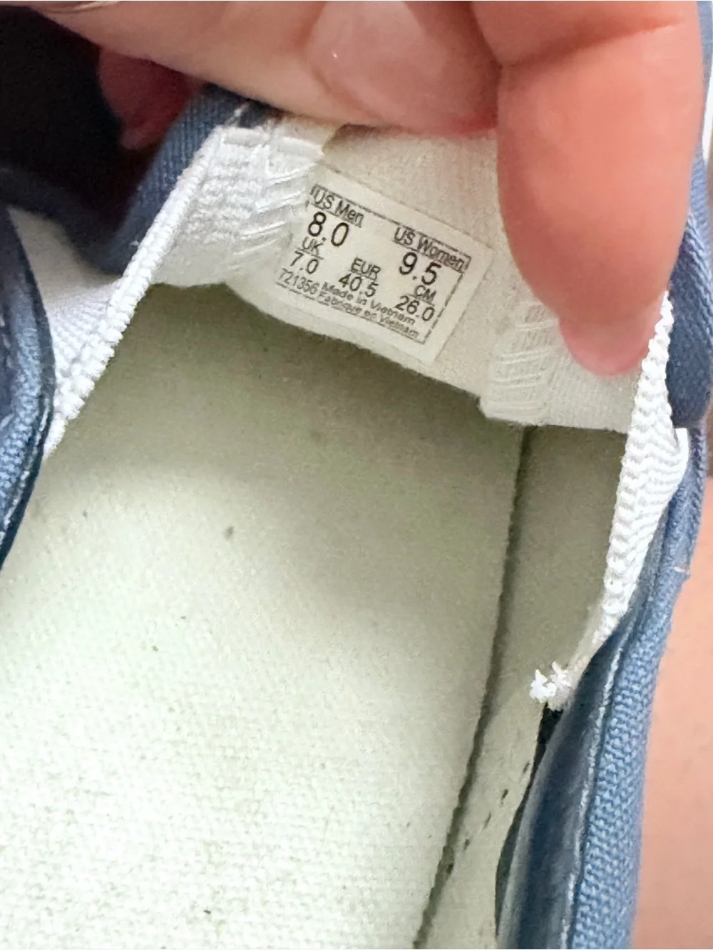 Vans classic slip